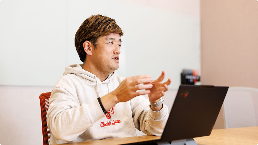 オフィスが入社決定率に影響を与えていると体感について語る取締役
